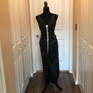 Black evening dress